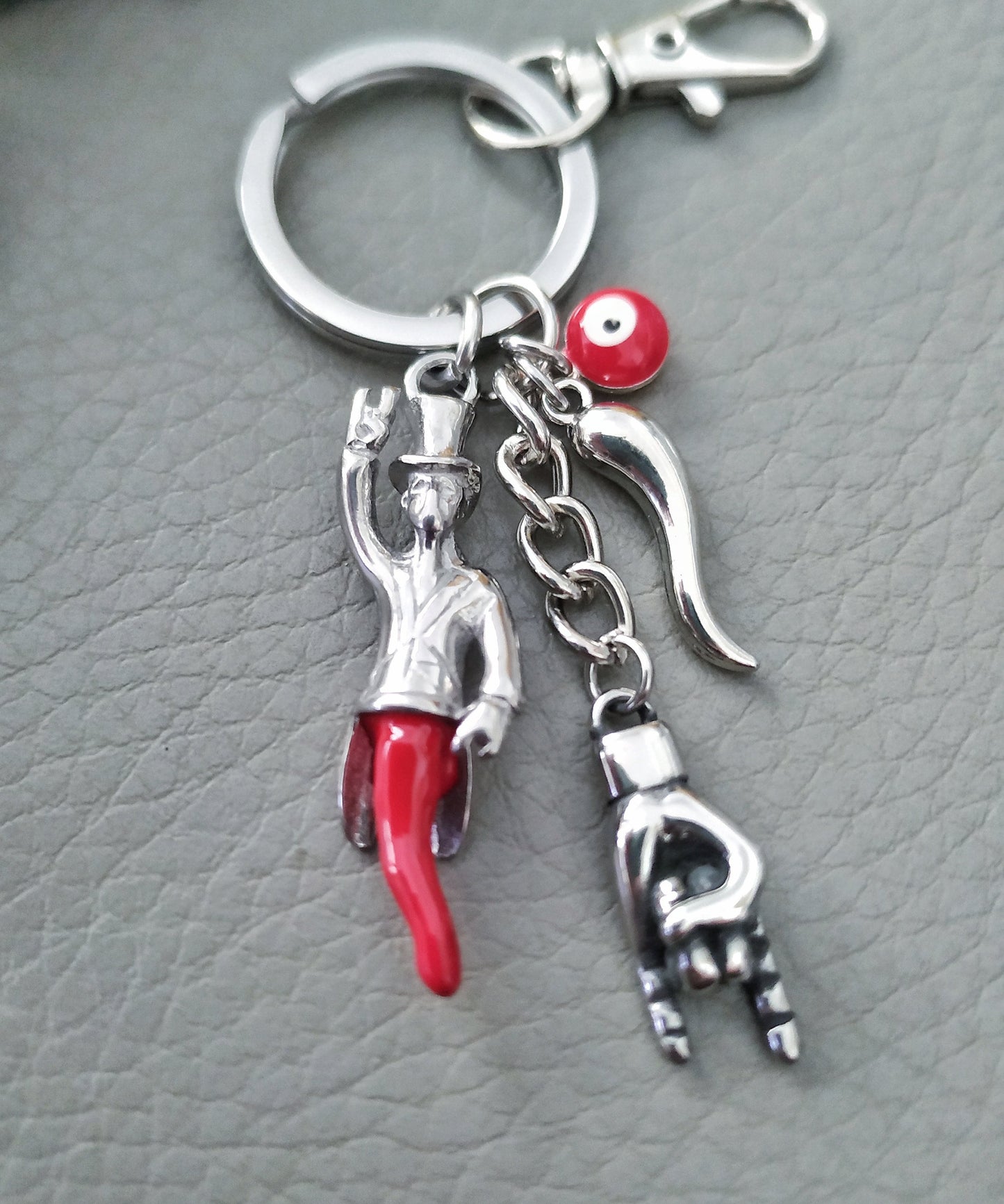 Italian Gobbo and Cornicello Charms, Good Fortune Scaramantico, Italy Gifts