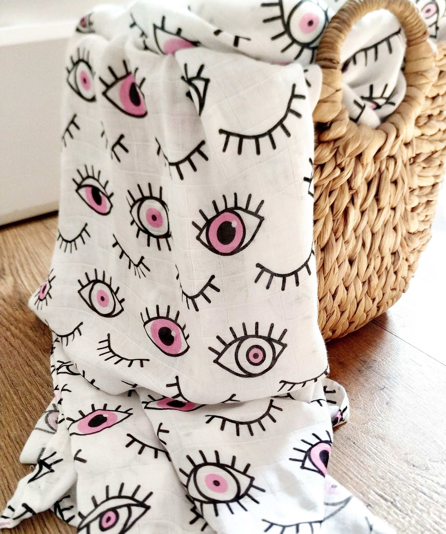 Evil Eye Swaddle for Newborn girl or boy