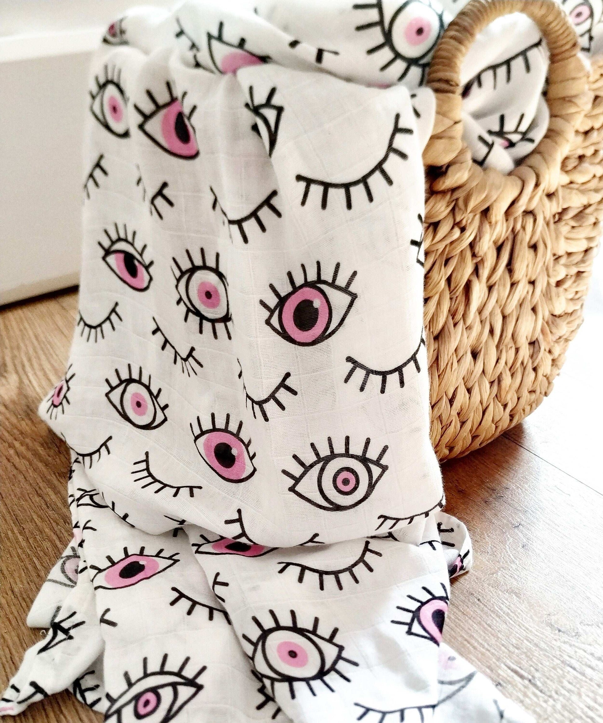 Evil Eye Swaddle for Newborn girl or boy