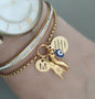 Fortuna Assistimi Invidia Crepa Italian Horn Personalized Bracelet