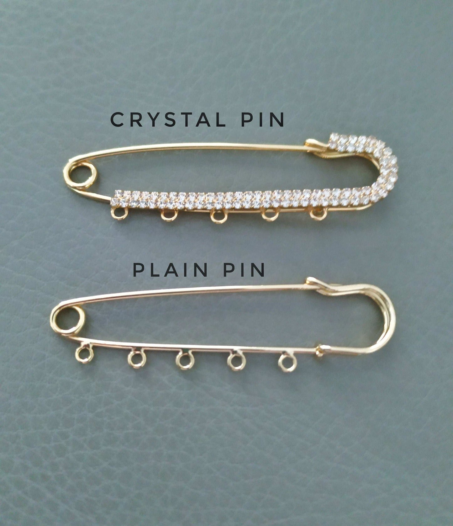 Personalized Stroller Pin with Cross Multi charms