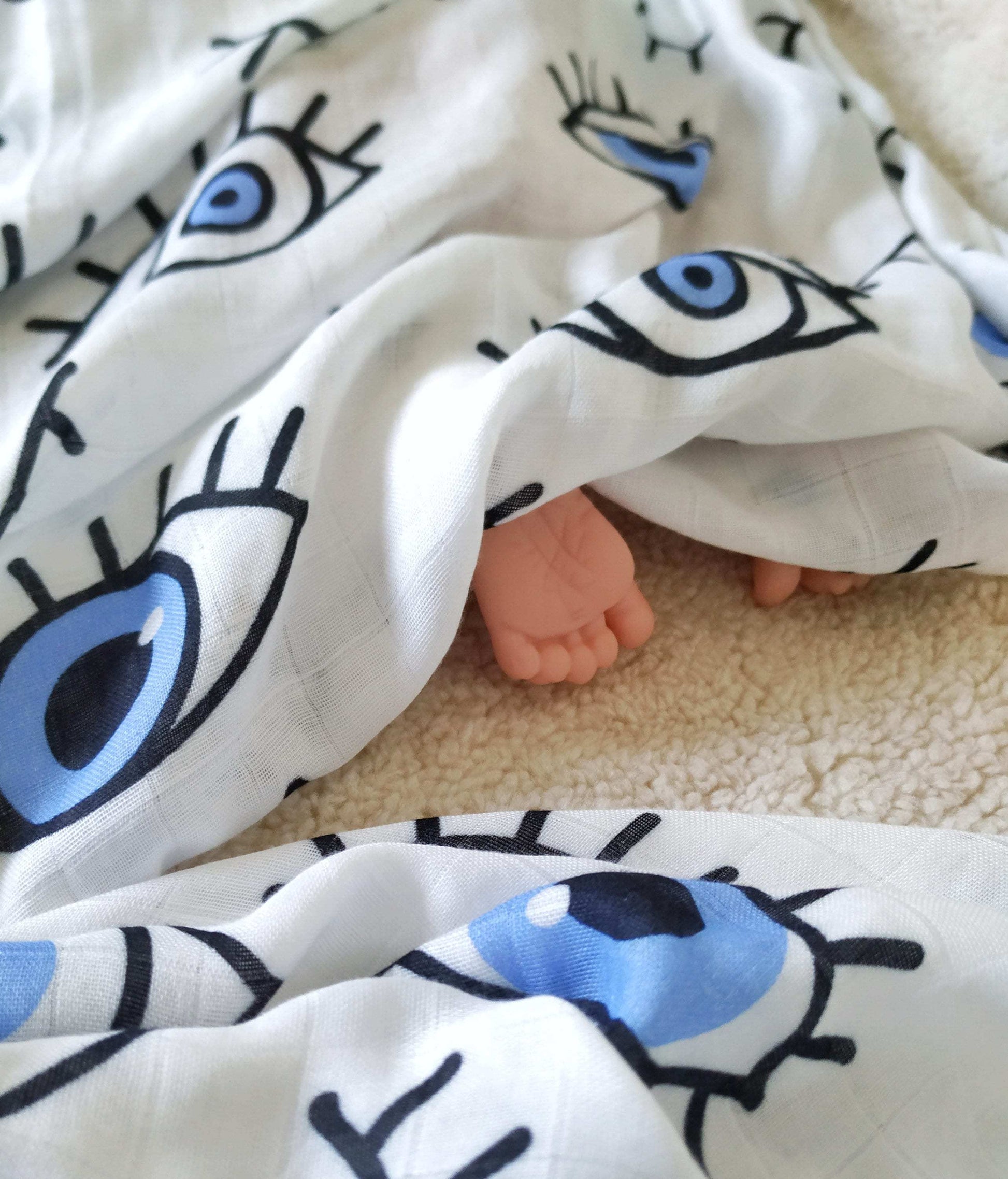 Evil Eye Swaddle for Newborn