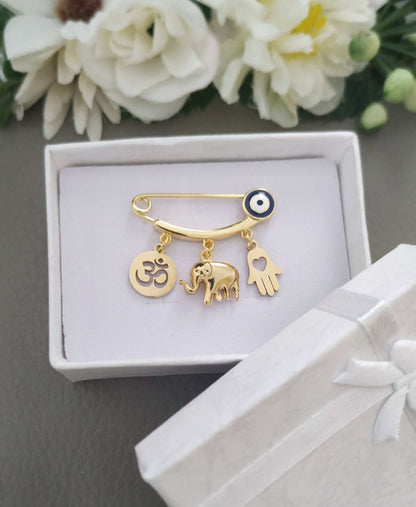 Lucky Elephant Om Pin