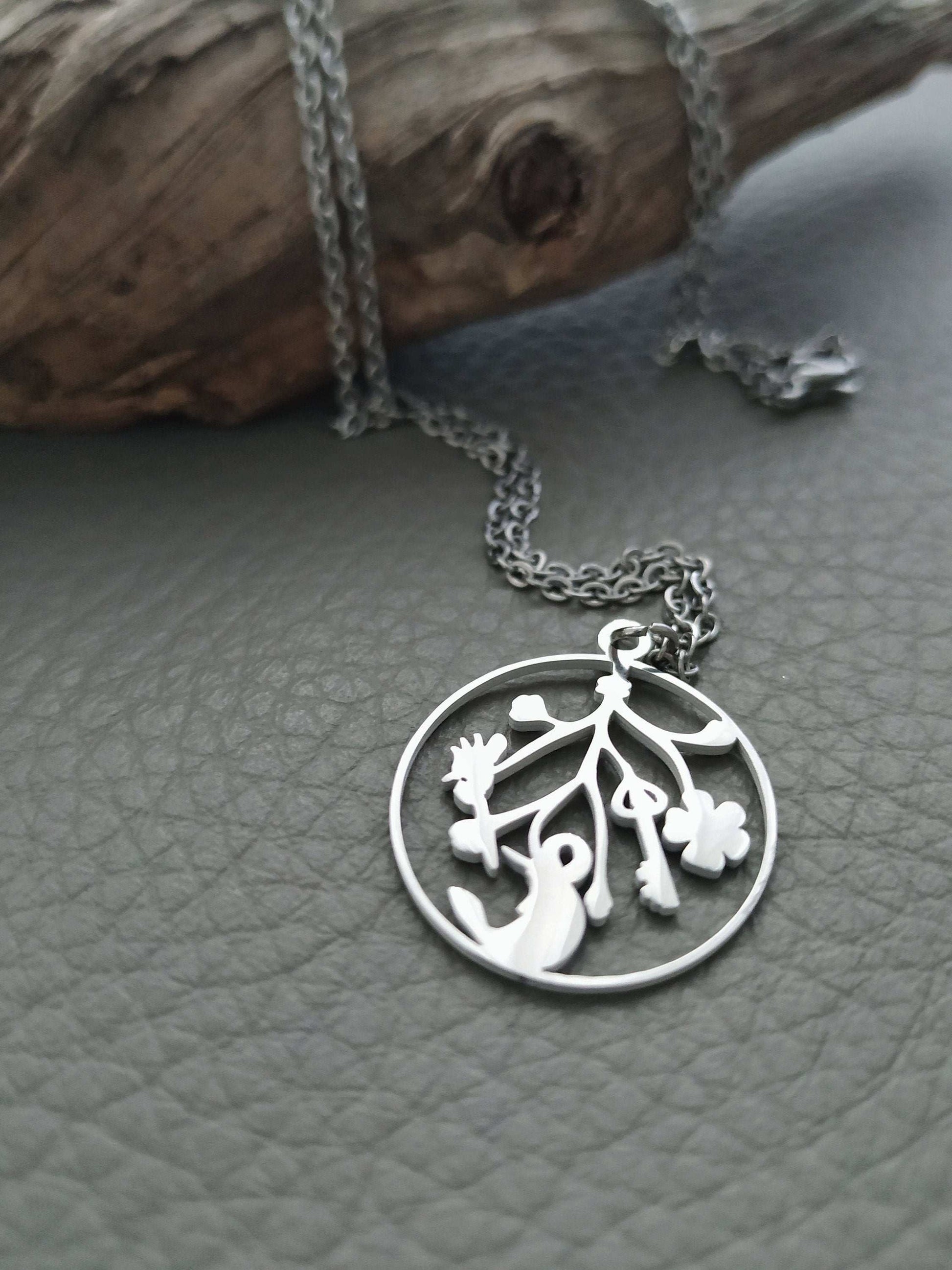 Cimaruta Necklace in Stainless Steel, Doesn't Tarnish