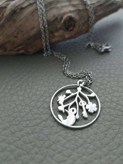 Cimaruta Necklace in Stainless Steel, Doesn't Tarnish