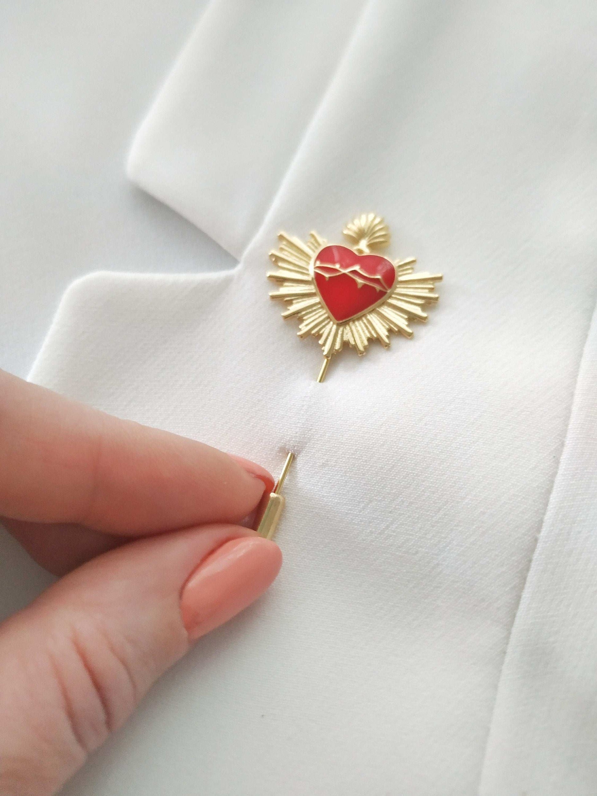 Unique Ex Voto Lapel Pin