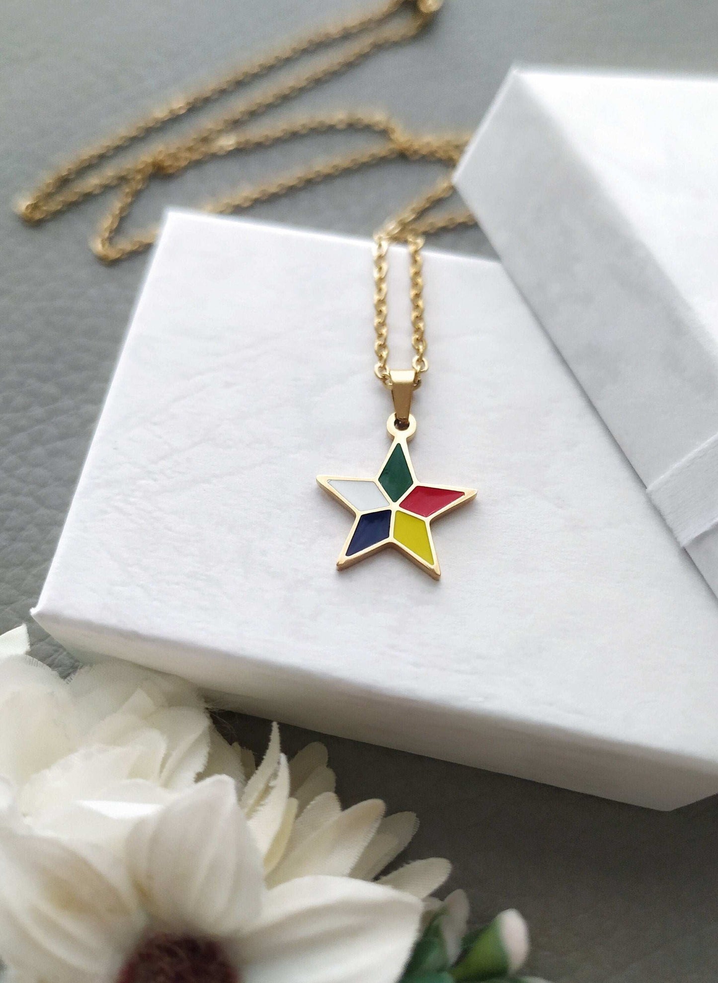 Druze Faith Five Pointed Star Necklace Pendant Jewelry