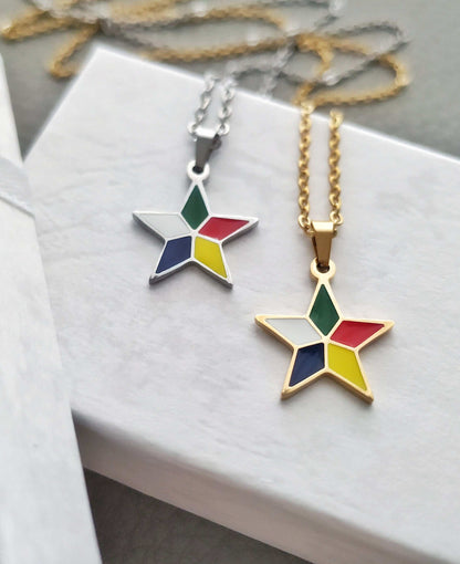 Druze Faith Five Pointed Star Necklace Pendant Jewelry
