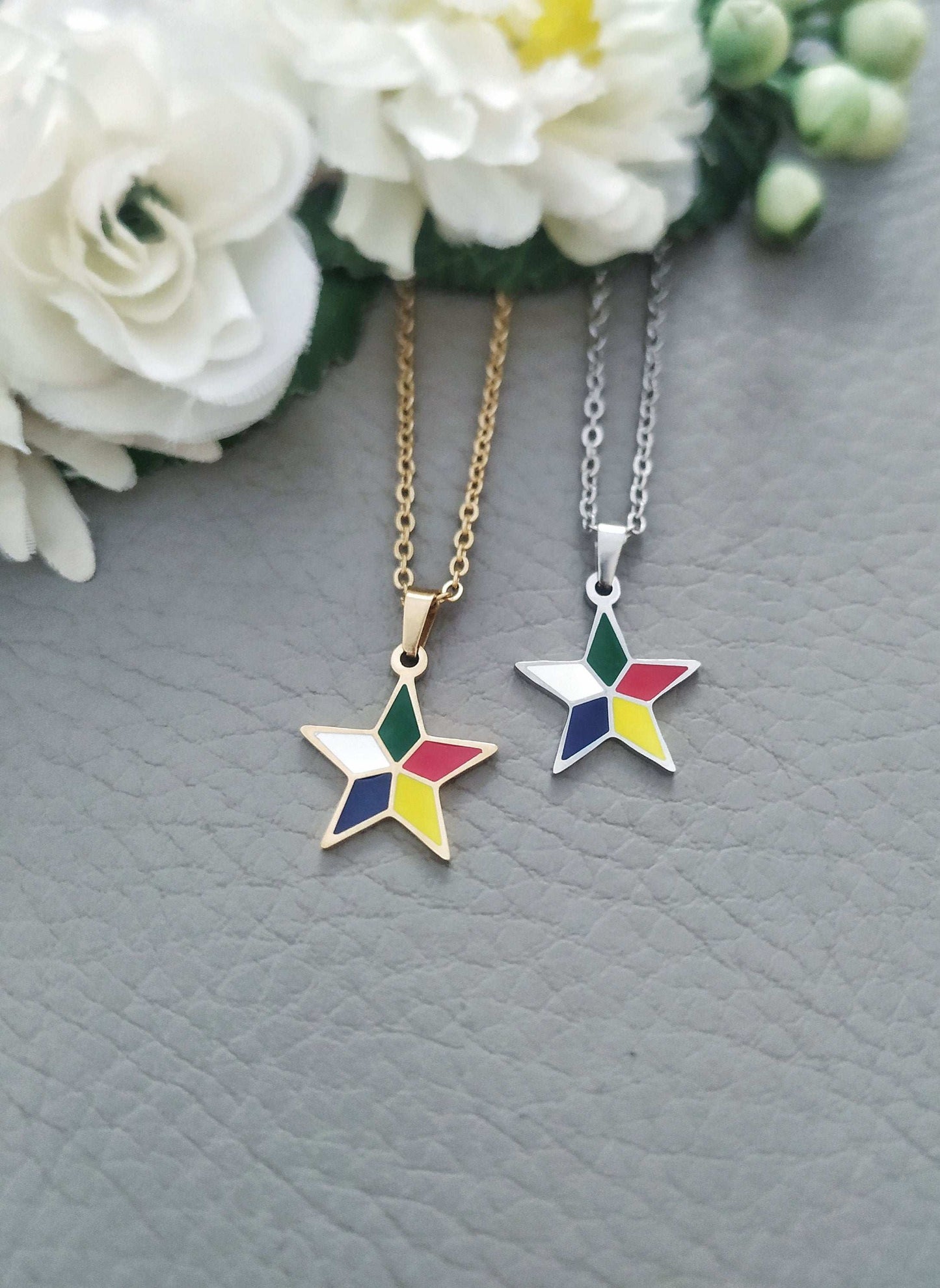 Druze Faith Five Pointed Star Necklace Pendant Jewelry