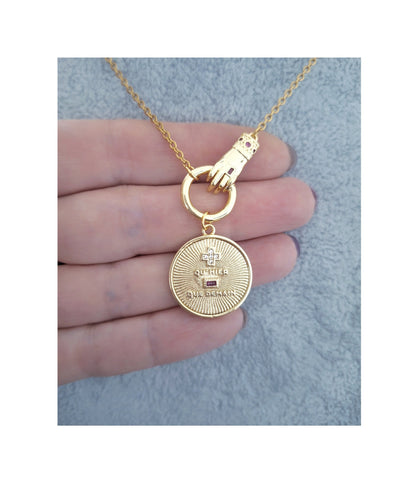 Plus QU'HIER Que Demain Pendant, Valentine's Day Gift Jewelry Necklace, Augis Inspired