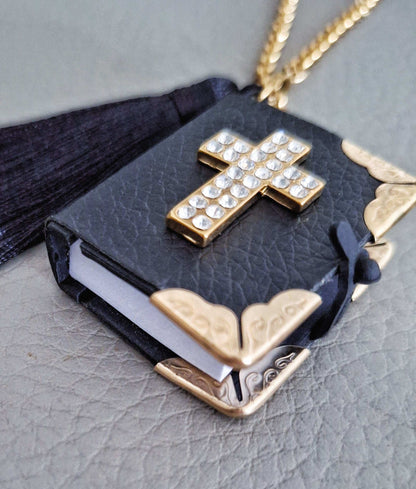 Fancy Mini Bible Car Charm