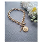 Italian Coin Chunky Chain Bracelet