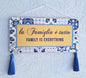 La Famiglia e Tutto Sign, Italian Home Wall Hanging, Italy Majolica Tile Print